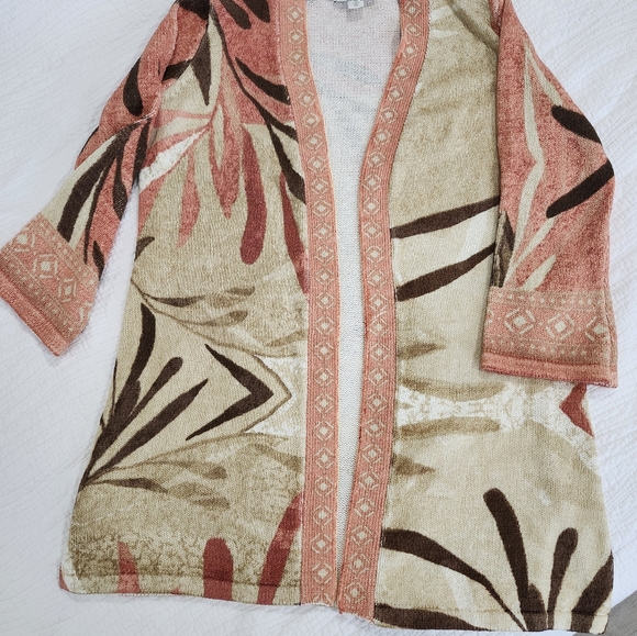 Coldwater Creek Women's Three-Quarter Sleeve Cardigan - Picture 5 of 7